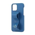 LANVIN en Bleu ランバンオンブルー iPhone 12 Pro MAX ケース 正規品 スタンド リング付き リボン SLIM WRAP CASE STAND & RING RIBBON Navy