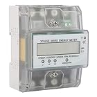 電力計、220/380V5-80Aエネルギー消費量デジタル電力計3相4PKWhメーター（LCD付き）