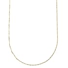 [フェアリーカレット] 18金ネックレス K18 スクリューチェーン 40cm (幅1.1mm 約1.1g)