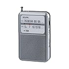 エルパ (ELPA) AM/FM 電池長持ちラジオ (アナログ + 長持ち) ラジオ/防災 (ER-P80F シルバー)