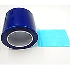 [TradeWind] マスキングテープ 表面保護テープ 養生テープ 養生フィルム 保護フィルム 塗装テープ 金属加工 車塗装(ブルー 幅15cm 長さ100m)