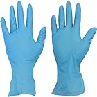 [トラスコ中山] 使い捨てハイブリッド手袋 粉無Ｍ ブルー （１００枚入） THDG-1008M
