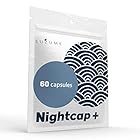 Nightcap + バイカレイン18,000mg総含有。休んで心をゆったりさせるのサプリ「ナイトキャップ+」Suzume 純度認証済み 30日分 [60カプセル]
