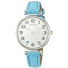 [アリアス] 腕時計 アナログ アマルフィディア 防水 革ベルト 白 文字盤 WW20023A-139 レディース ブルー