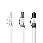[3個セット] FUKUSHOP Apple Pencil カバー Apple Pencil キャップ ホルダー ソフト シリコーン製 iPencil アクセサリー 紛失防止 落下防止 Apple Pencil 第1世代対応 / iPad 10.