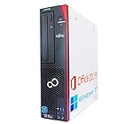 【整備済み品】富士通 デスクトップPC D586 / Win 11 Pro/MS Office H&B 2019 / Celeron G3900 / wajunのWIFI/Bluetooth/DVD-RW / 4GB / 128GB SSD