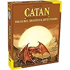 CATAN Treasures ドラゴンズ アドベンチャー シナリオ拡張 戦略ボードゲーム 大人と子供用 ファミリーゲーム 対象年齢12歳以上 3~4人用 平均プレイ時間 60~180分 CATAN Studio 製