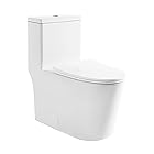 Swiss Madison Dreux 高効率ワンピース細長トイレ 0.8GPF 節水特許取得技術