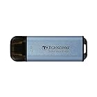 トランセンドジャパン ポータブルSSD 2TB USB Type-C 高速 最大1050 MB/s 超小型,軽量9g PS4/PS5 動作確認済 10Gbps TS2TESD300C