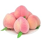 HIRAISM 食品 サンプル 桃 ピーチ 果物 フルーツ フェイク 本物 そっくり ディスプレイ 模型 8cm 8個セット
