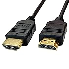 [山善] ハイスピード HDMIケーブル 2m (HDMI[オス]-HDMI[オス]) Ver1.4 イーサネット対応 ブラック HDB-420