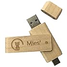 Mies’ Wooden USBメモリ 32GB 128GB with TypeC interface (2 in 1) タイプC (Type-C usb3.1 gen1 + usb3.0)高速デュアルフラッシュディスク 木製 wood (32G