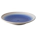 西海陶器 波佐見焼 利左エ門窯 プレート 皿 大皿 8寸皿 約25cm ブルー 染BLU 日本製