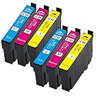 EasyECO 互換インクカートリッジ EPSON IC4CL46 増量 6本 ICC46+ICM46+ICY46 セット ICチップ 残量表示検知機能付き 対応機種:PX-V780 PX-FA700 PX-A740 PX-A720 PX-A64
