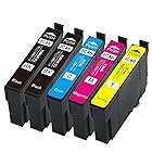 EasyECO 互換インクカートリッジ EPSON IC4CL46 増量 5本 IC4CL46L+BK セット ICチップ 残量表示検知機能付き 対応機種:PX-V780 PX-FA700 PX-A740 PX-A720 PX-A640 PX-A