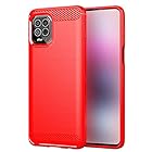 Motorola MOTO G100用 シンプル ケース/カバー TPU カーボン調 耐衝撃 ソフトケース モト G100 モトローラ motorola 頑丈ケース/カバー ケース おしゃれ スマートフォン/スマフォ/スマホケース/カバー(レッド