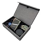 MITER キャリングケース DAP + Earphone イヤホン 収納, Carrying Case Cover for Digital Audio Player and IEM Earphones (6イヤホン収納-Black)