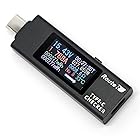 ルートアール 双方向・メタル筐体・多機能表示 USB Type-C電圧・電流チェッカー （ケーブルレスモデル） RT-TC4VABK