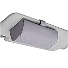 [Cicogna] 車用 メガネホルダー サングラス 眼鏡 収納 ケース レザー 汎用 車載 サンバイザー 取付簡単 シンプル (グレー)