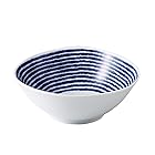 西海陶器 波佐見焼 ボウル 皿 変形小付 約10cm 藍染駒筋 日本製 33008