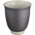 西海陶器(Saikaitoki) 波佐見焼 湯呑み コップ 黒 容量約250ml 日本製 74035