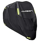 Amison バイクカバー 300D厚手 二重塗装 防水 紫外線防止 バイク用車体カバー 盗難防止 収納バッグ付き(XL)