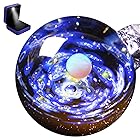 Pavaruni オリジナル 銀河 ペンダント ネックレス 宇宙ガラス 宇宙 宇宙 宇宙 宇宙 宇宙 宇宙 デザイン 誕生日 アート 日本 手作り 職人, 75cm, ガラス, 不明, X_Astarte(合成オパール宝石) G2701
