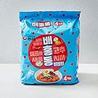 【韓サイ】「ベホンドン」ビビム麺 137g＊4個入 / ビビム麺係の革命！ベ(梨)+ホン(紅)唐辛子+ドン(チミ)の絶妙な組み合わせ！