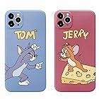 トムとジェリー iPhone 12 用 ケース かわいい スマホケース シリコン カバー 耐衝撃 薄型(Tom,iPhone 12)