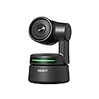 OBSBOT Tiny webカメラ AI 自動追跡 1080P フルHD PTZ ウェブカメラ 2軸 広角 撮影 マイク内蔵 リモート会議 ビデオ通話 ライブ配信 Windows Mac Zoom Skype