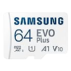 Samsung microSDカード 64GB EVO Plus microSDXC UHS-I U1 Nintendo Switch 動作確認済 最大転送速度130MB/秒 MB-MC64KA/EC 国内正規保証品