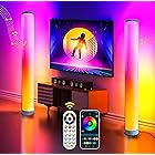RGBフロアランプ 2個パック SURLED モダンフロアランプ 音楽同期 リモコンアプリコントロール 色が変わるフロアランプ 16億000万回調光可能 200種類以上のシーンモード コーナーライト 寝室/リビングルーム用