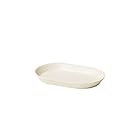 ideaco (イデアコ) オーバル 平皿 18cm 楕円 サンドホワイト usumono plate18 oval (ウスモノ プレート18オーバル)