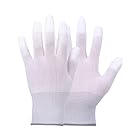 [G-MODELL] 作業手袋 作業用手袋 軍手 すべらない加工 指先 10組セット(L(グレー))