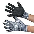 [エース] 作業手袋 天然ゴム背抜き手袋 杢カラー Mサイズ AG821 ラバーレックスストロング ネイビー