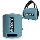 シリコンカバーケース Sony SRS-XB13 Extra BASS ワイヤレスポータブルスピーカー用 保護スキンスリーブシェル Sony SRS-XB13 コンパクトBluetoothスピーカーアクセサリー (ライトブルー)