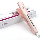 CONFU アイロン ストレート 6段階温度調整 38mmピンク ストレートヘア MAX230°