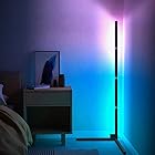 Tomax 150CM RGB 変色 フロアランプ 調光可能 フロアライト 北欧風 LEDランプ コーナーライト 300種類のライトの効果 間接照明 フロアスタンド・ランプ 寝室/リビング/オフィスなど適応 リモコン付き