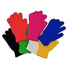 [nijimomo] カラー手袋 カラー軍手 手袋シアター セット 手芸 大人 作業用 7色 7組 (7)