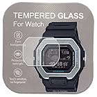 Abestone [２枚入り]腕時計GBX-100 GBX-100-1JF用9H強化ガラスフィルム 高い透明度 傷を防ぎ耐久性あり手入れしやすい 保護フィルム 2.5Dカーブ