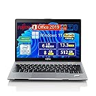 【整備済み品】富士通 ノートパソコン FUJITSU LIFEBOOK S937 第7世代Core i5 2.4GHz) /Win 11搭載/13.3インチ/FHD/無線LAN/MS Office 2019//中古パソコン/ワイヤレスマウス 8G