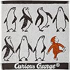 丸眞 キャリータオル ハンドタオル おさるのジョージ ペンギンとジョージ 綿 2サイズ展開 4765018900