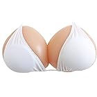[ミコプエラ] 三角形 乳癌パッド シリコンバスト 人工乳房 左右2個セット 胸パッド (1000グラム×2)