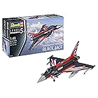 ドイツレベル(Revell) 1/48 イギリス空軍 ユーロファイター タイフーン ブラックジャック プラモデル 03820 成型色