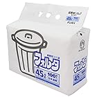 日本サニパック ゴミ袋 薄口 45L 白 半透明 100枚 0.025 環優包装 フォルタ FU4H
