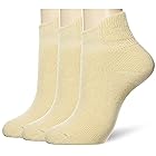 [グンゼ] 靴下 ソックス ゆったりはきやすい ふわふわパイル編み 同色3足組 レディース アイボリ－ 22-24