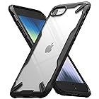 【Ringke】iPhone SE3/SE2/8/7 ケース FUSION-X TPU+PC 黄ばみにくい 耐黄変 落下防止 耐衝撃 滑り止め 米軍MIL規格取得 スマホケース スマホカバー アイフォン7/8/SE2/SE3 (ストラップホールあ