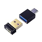 Cooidea Mini USBマウスジグラーとマウスムーバー、オン/オフタッチスイッチ、3つの動作モード、マウスの動きをシミュレートしてコンピューターがスリープ状態にならないようにします。100%検出不能、プラグアンドプレイ、Type-Cアダプ