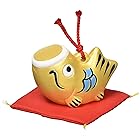[昭峰] 五月人形 端午の節句 ミニ コンパクト 手のひらサイズ 陶器 金運 出世鯉 小