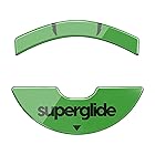 Superglide マウスソール for Razer Viper 8K / Viper マウスフィート [ 強化ガラス素材 ラウンドエッヂ加工 高耐久 超低摩擦 Super Smooth ] - Green